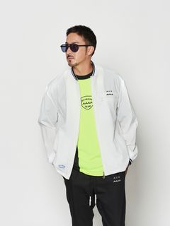 【予約品 10月9日(木) 締切】muta Dot Air(R) Ventilation Jacket / リブブルゾン / ホワイト【Acanthus × muta MARINE】
