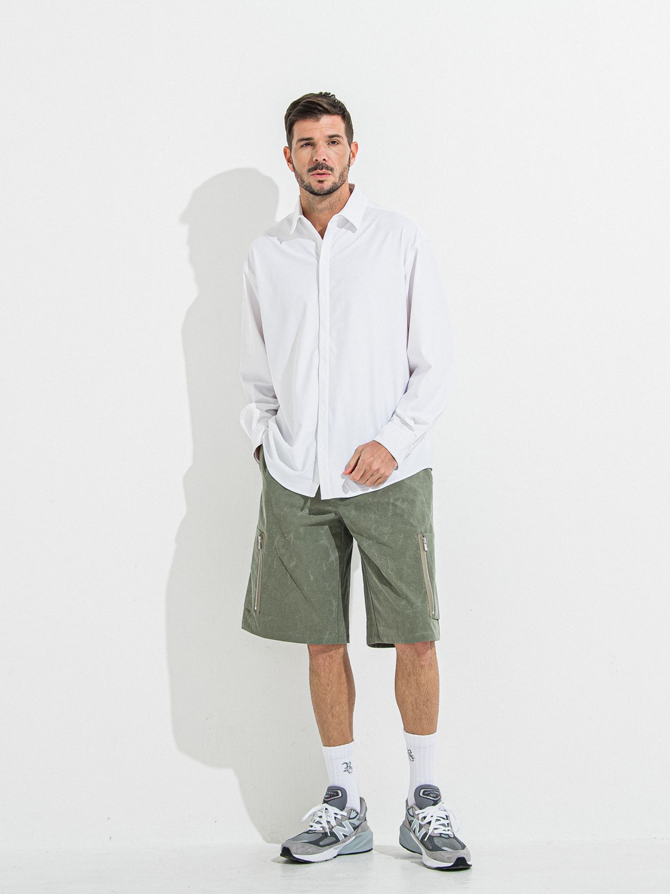 【予約品 】RASH JACK SHIRTS / ラッシュガード ジャックシャツ / ホワイト