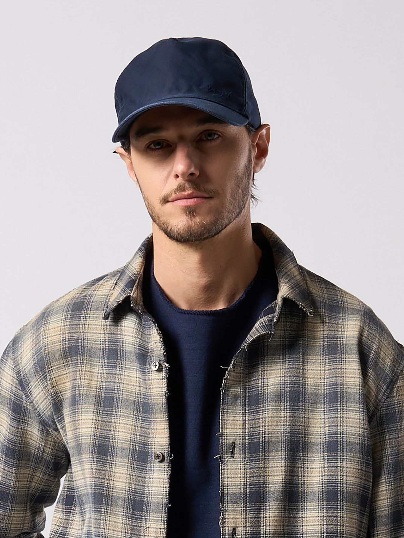 【予約品 4月19日(日) 18時締切】heavy moleskin B.B.cap / モールスキン ベースボールキャップ / ネイビー