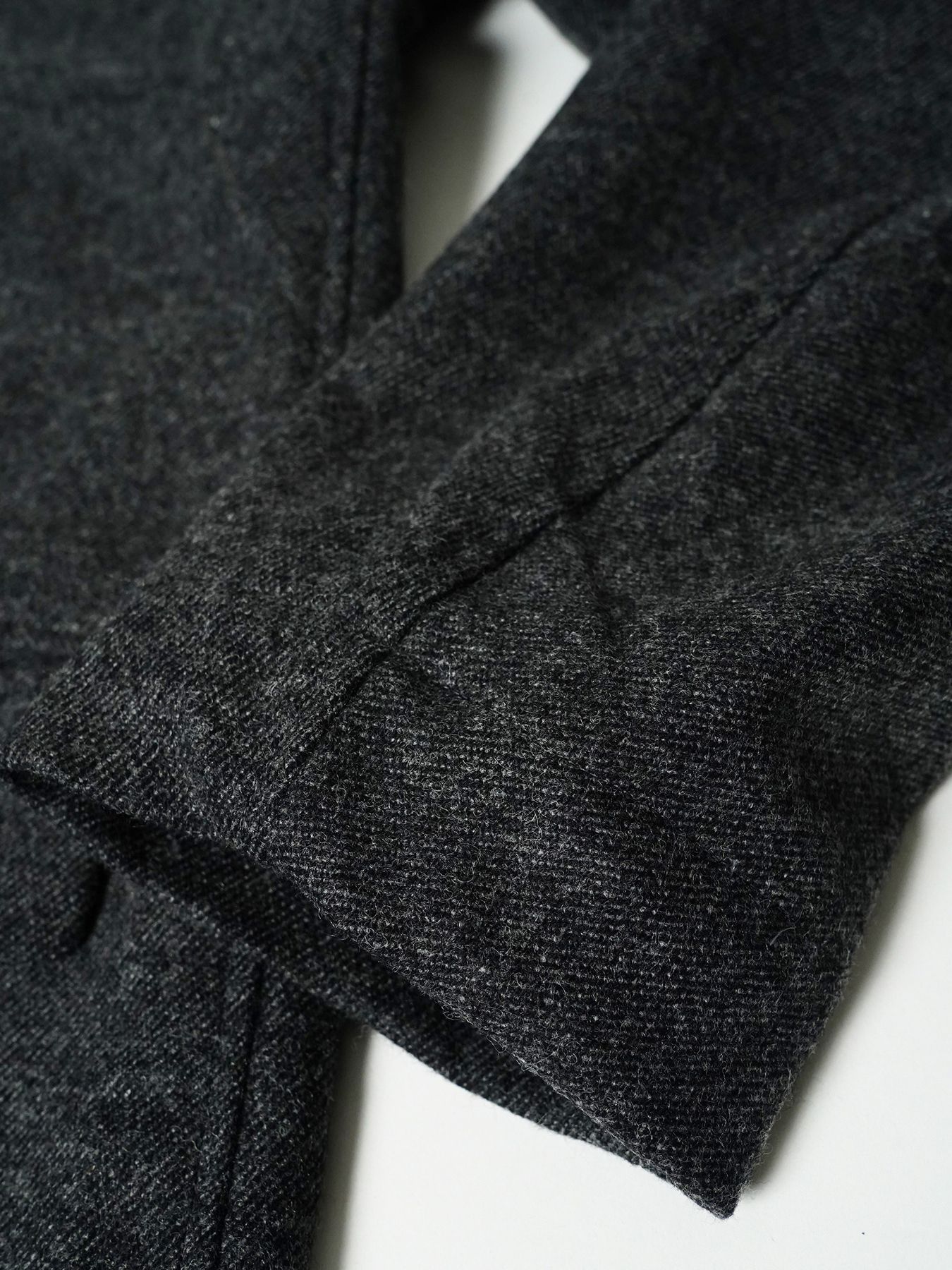 【予約品 7月5日(日) 締切】PEAK-JACKET / ウールジャケット / 杢チャコール