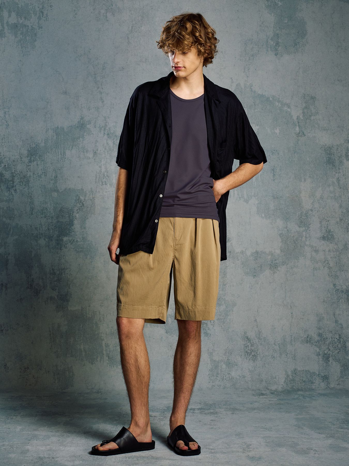 【予約品 1月25日(日) 締切】cool tank top / クールタンクトップ / チャコール