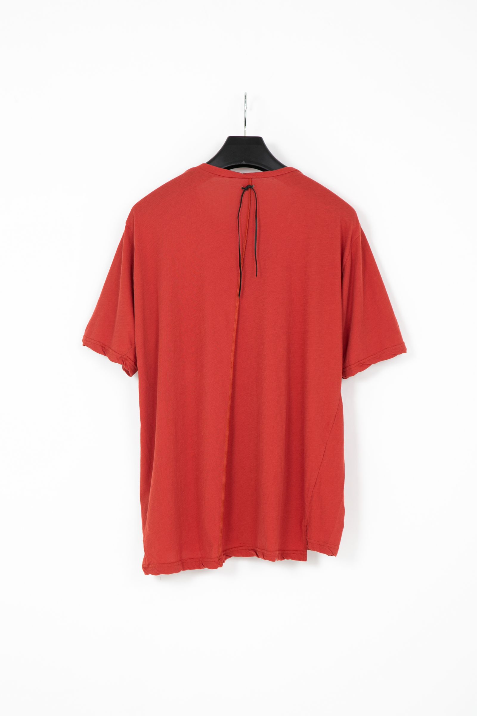 Hard Twist Cotton Oversize Crew Neck T-shirt   / レッド 【STRUM】
