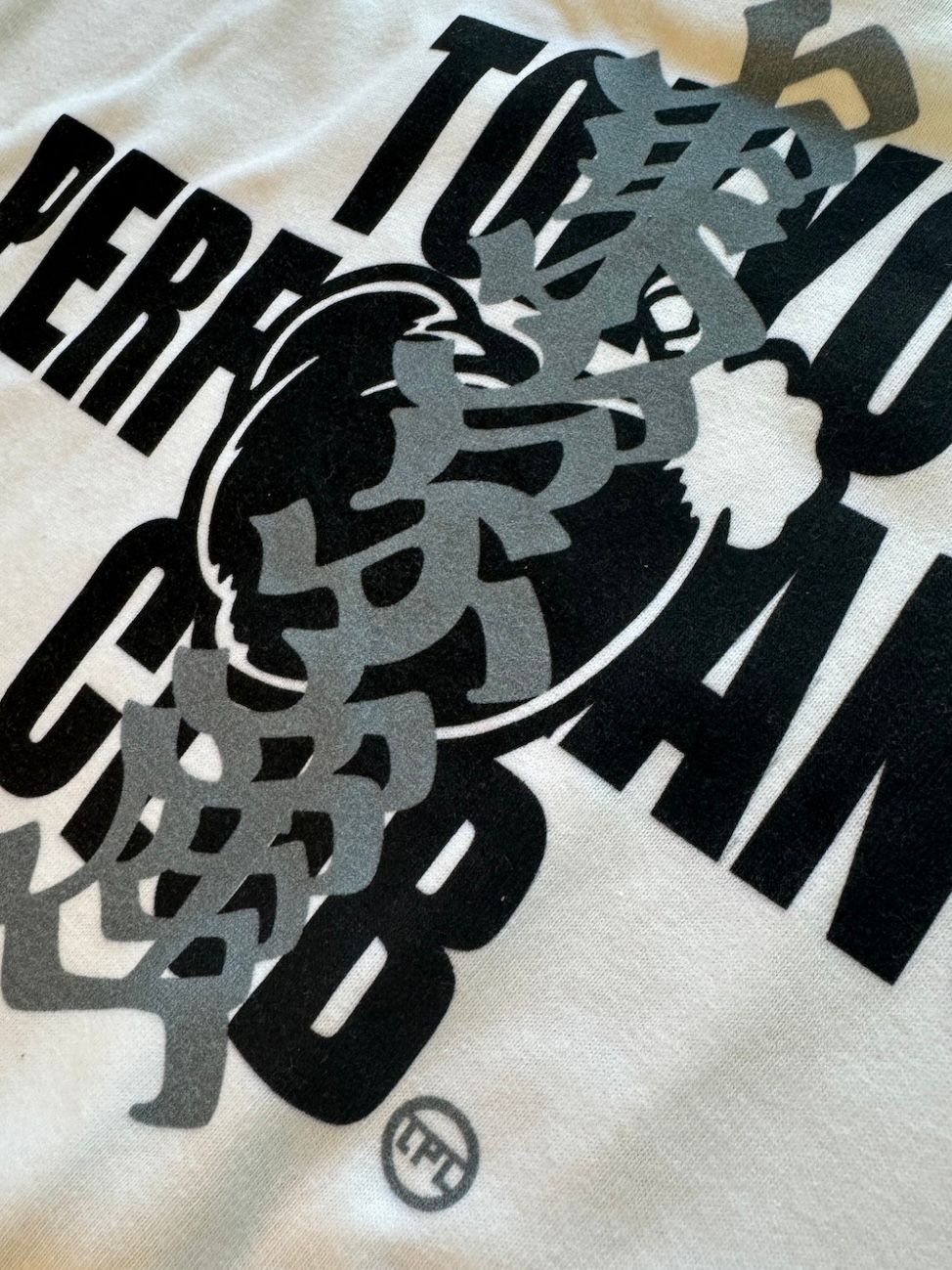 TPC / t-shirt (TPC 東京産) (white×gray)