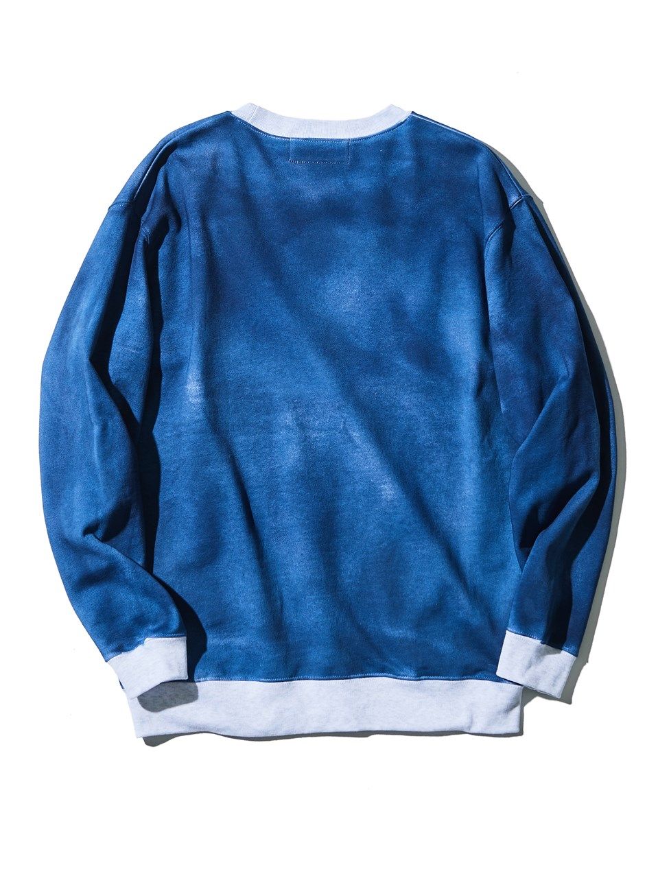 (予約品2023年10月19日18時締め) Spray Dye Crewneck Sweatshirt / プルオーバー / ネイビー