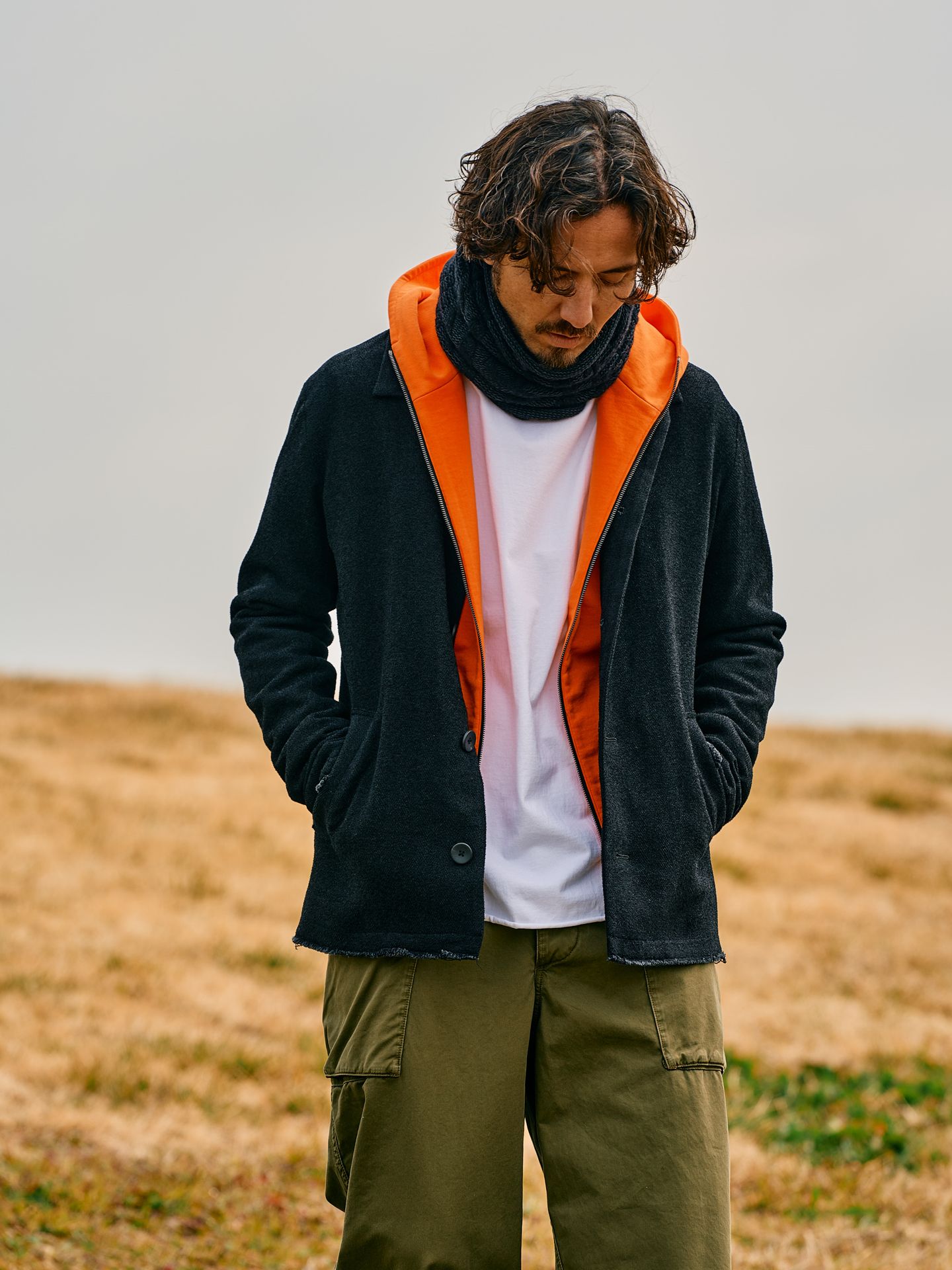 【予約品】 workers jacket / ブルゾン / ダークチャコール