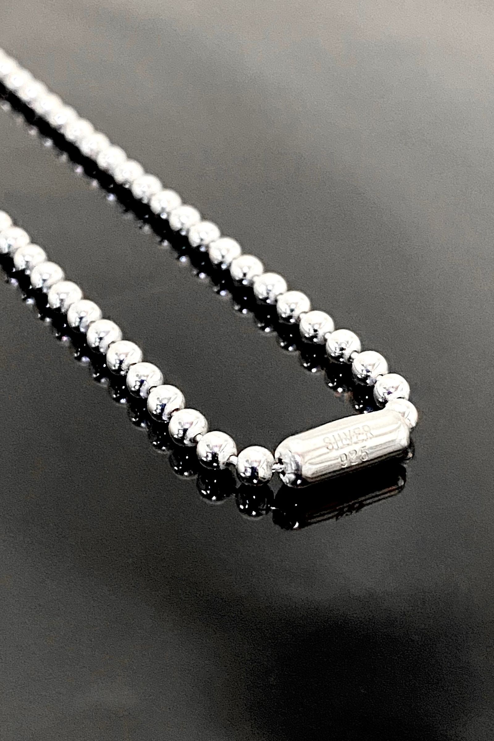 《受注生産》 BALL CHAIN [SPIKE:SPADE] ネックレス 【GOD SIZE】 注文から2～3週間後入荷予定