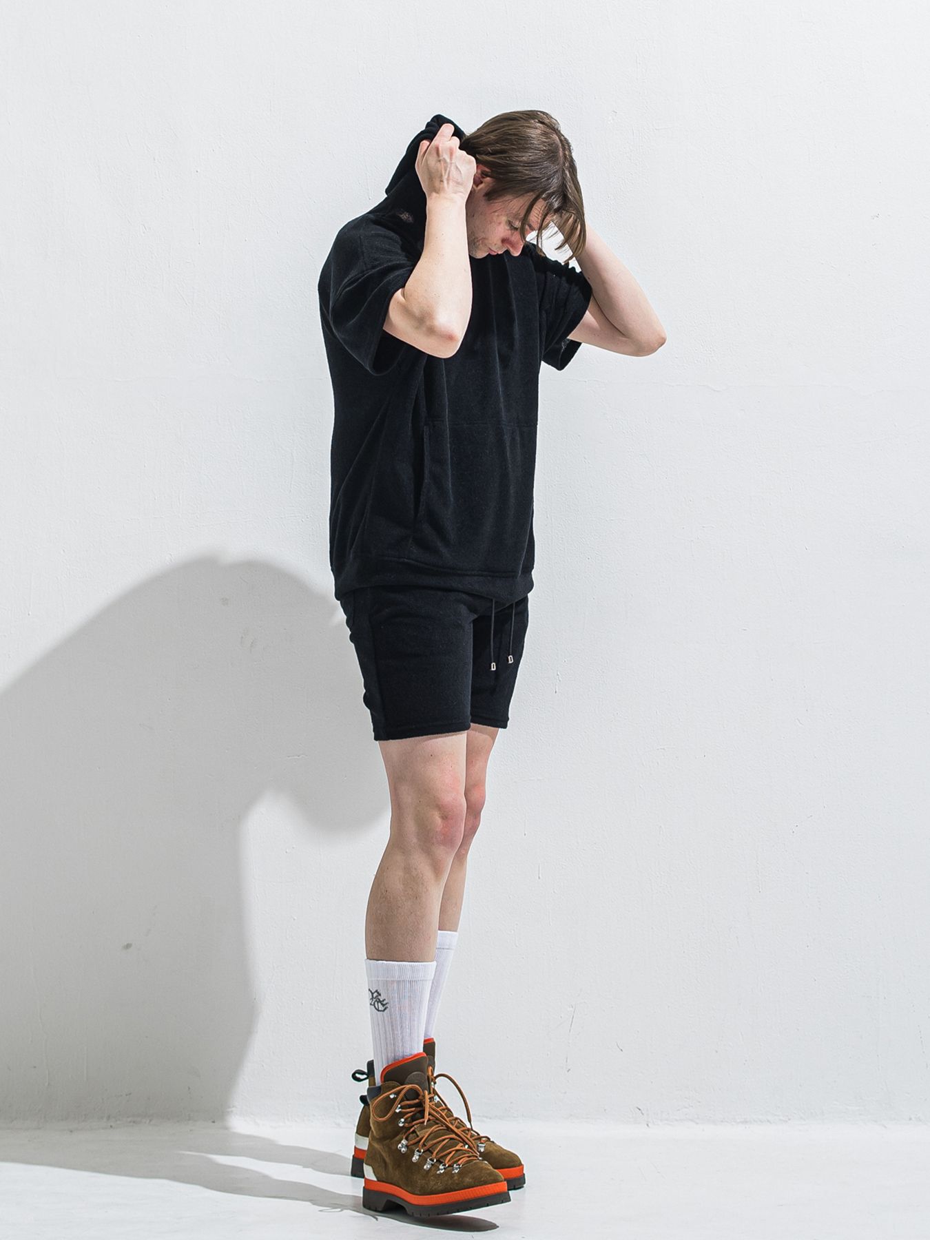 【予約品 2月15日(日) 18:00 締切】VINTAGE PILE SHORTS / パイルショートパンツ / ブラック