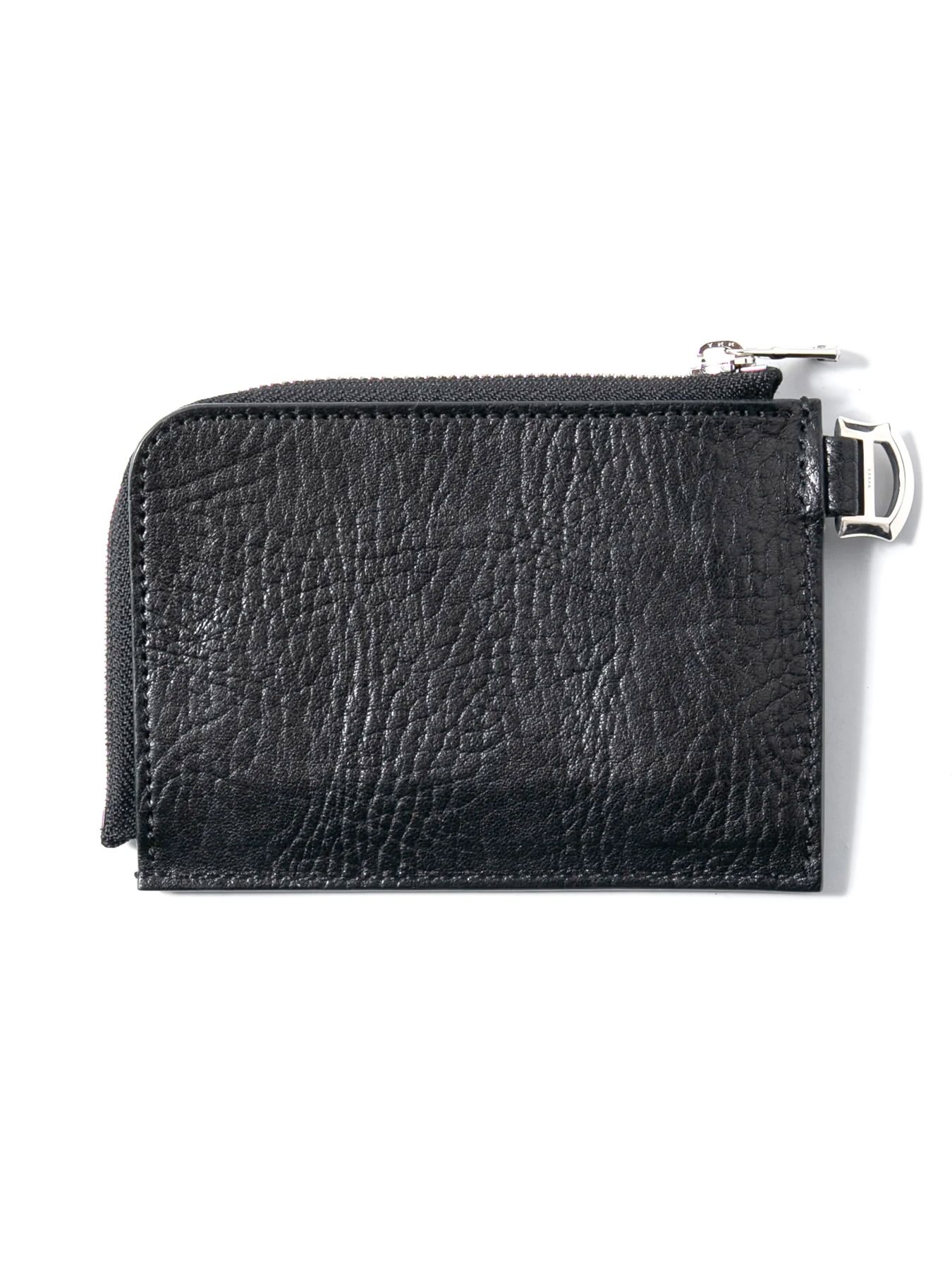 Pit Vegetable Full Tanned Shrunken Steerhide L-Wallet / フルタンニン ピット鞣し シュリンク ステア ハイド Lウォレット / ブラック