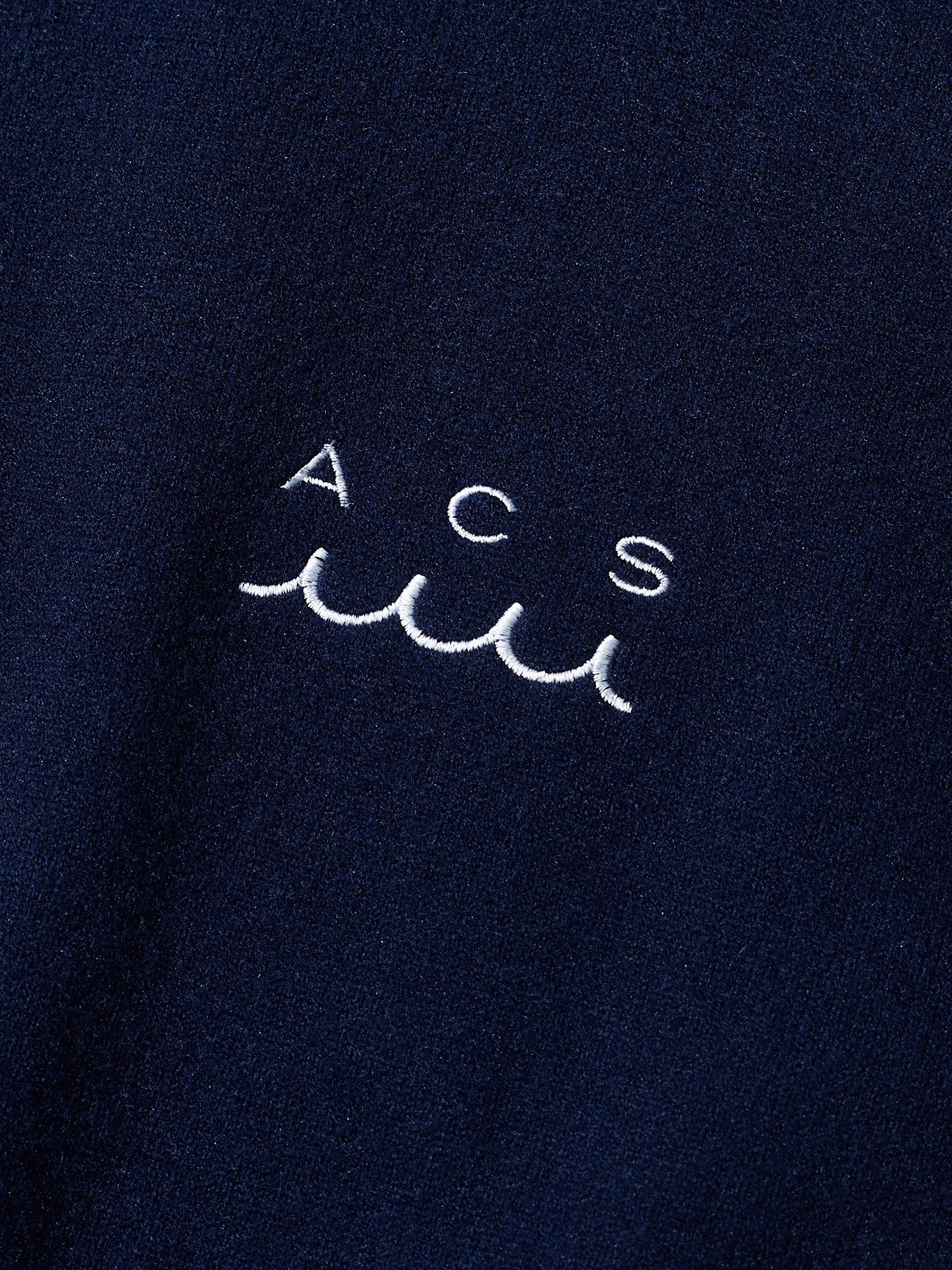 muta Arm Line Knit / コラボニット / ネイビー 【Acanthus×muta MARINE】