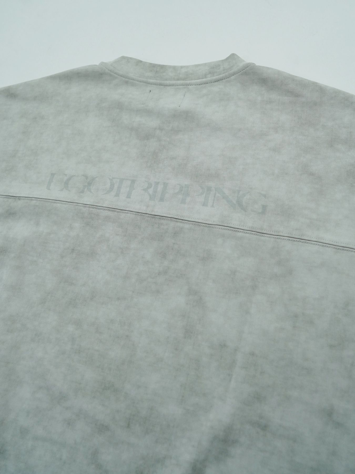 【予約品 2月1日(日) 締切】SWITCHCUT / ロゴプリント カットソー  / グレー