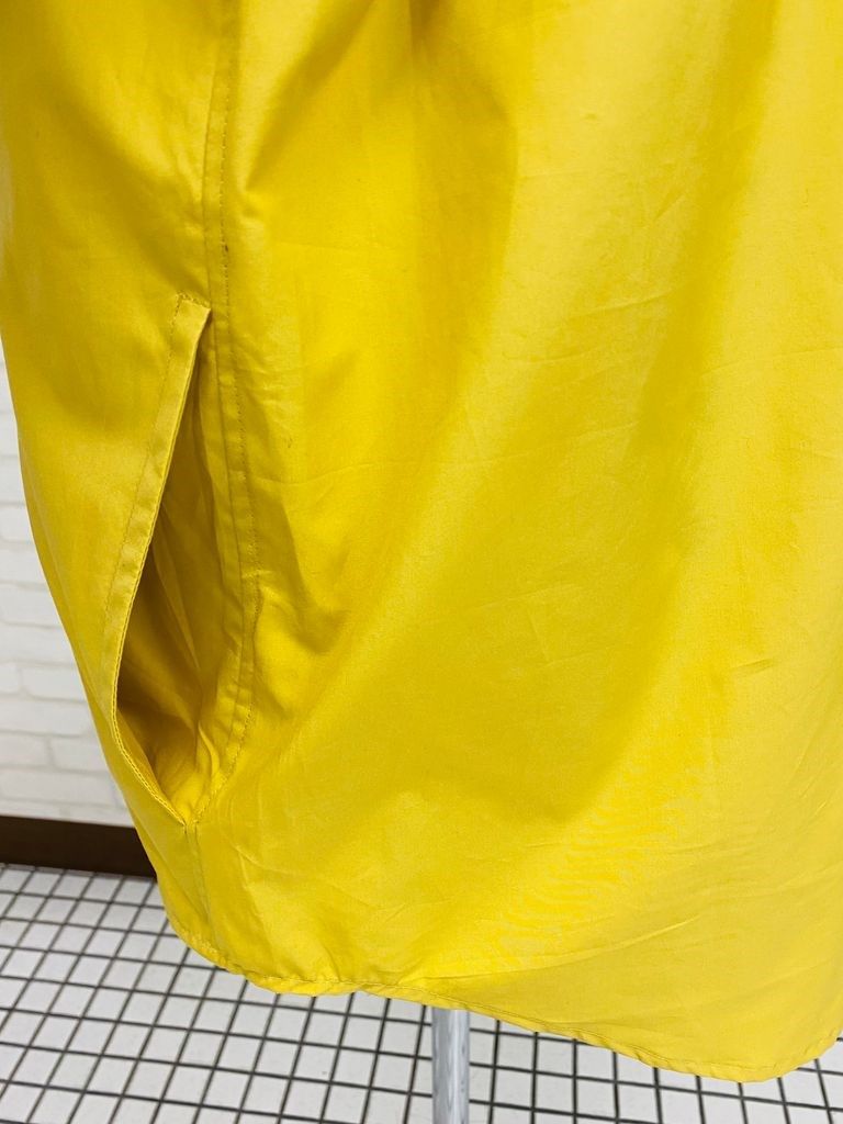 EMBROIDERY SWITCHING チェックシャツ / Yellow