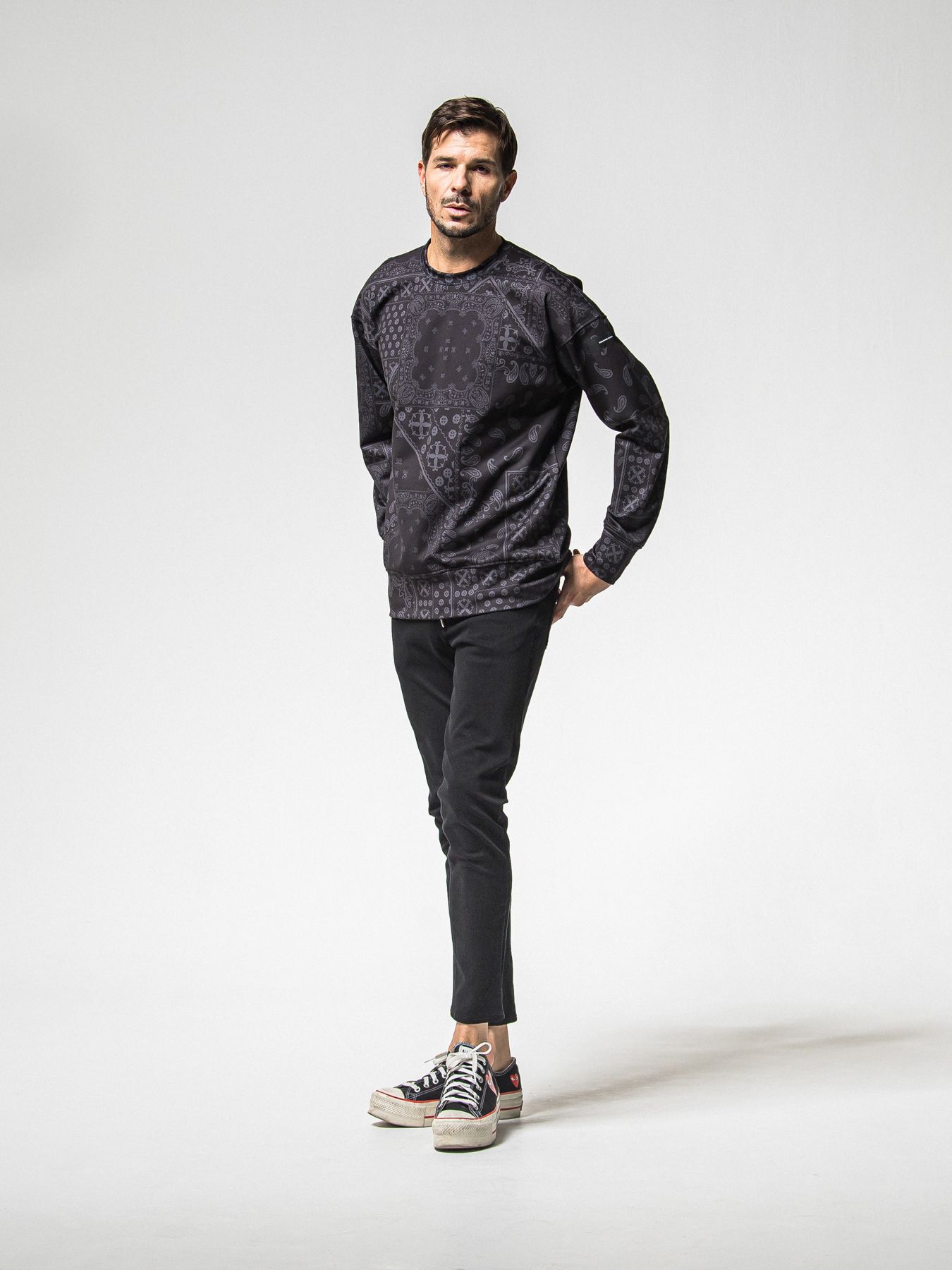 【予約品 8月31日(日) 締切】MICK DENIM JERSEY / ミック デニムジャージ / ブラック