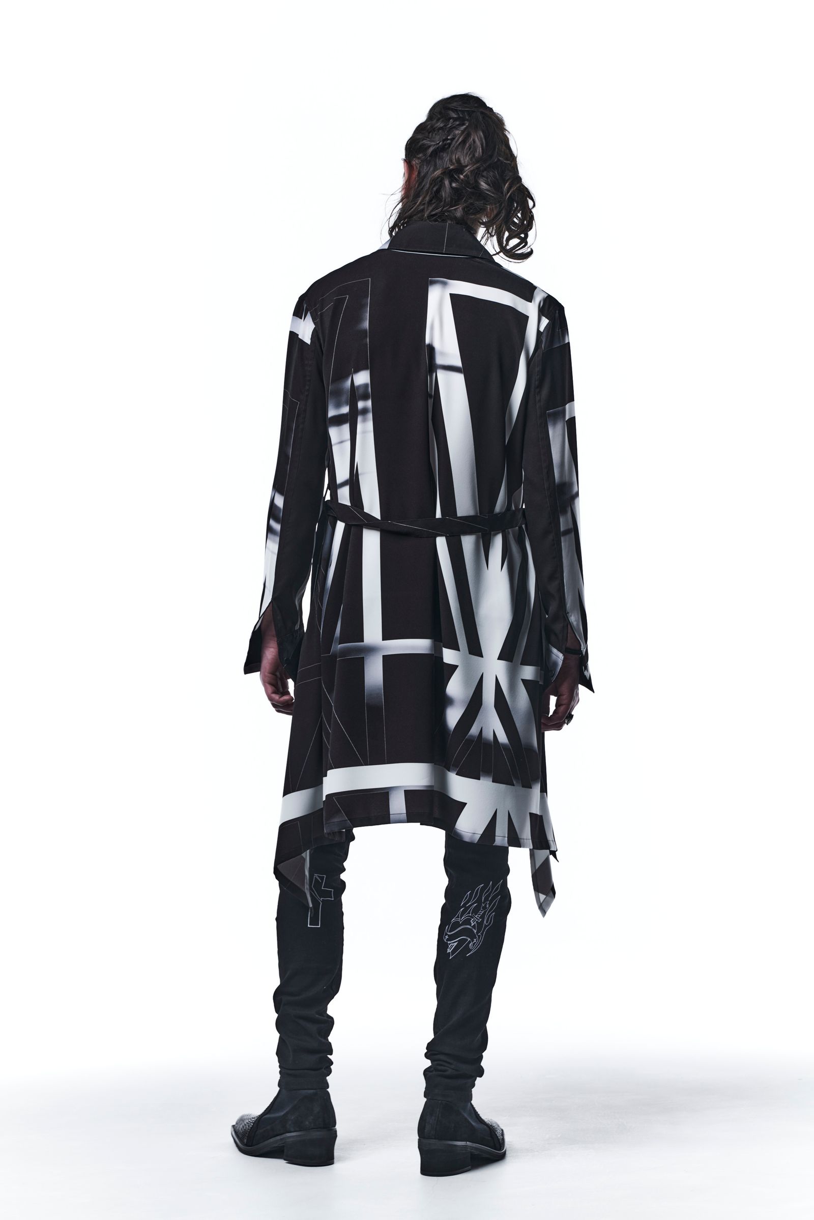 FlareShirts シャツ UNION JACK / Black&White 【kiryuyrik】