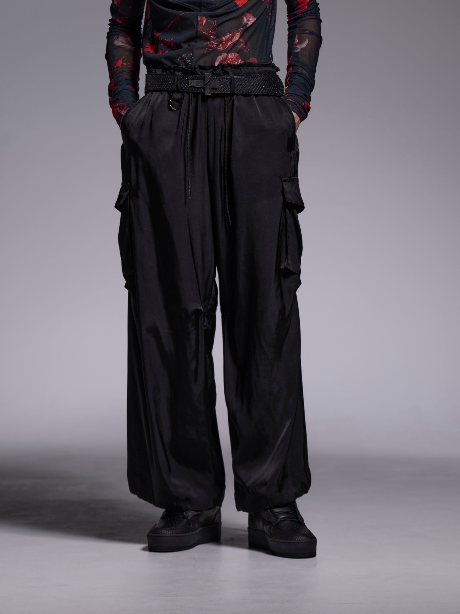 【予約品 1月4日(日) 締切】Cargo Pants / カーゴパンツ / ブラック