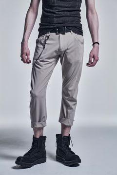 《予約品》 CurvedPants StretchTwill / Beige 【kiryuyrik】 7月入荷予定