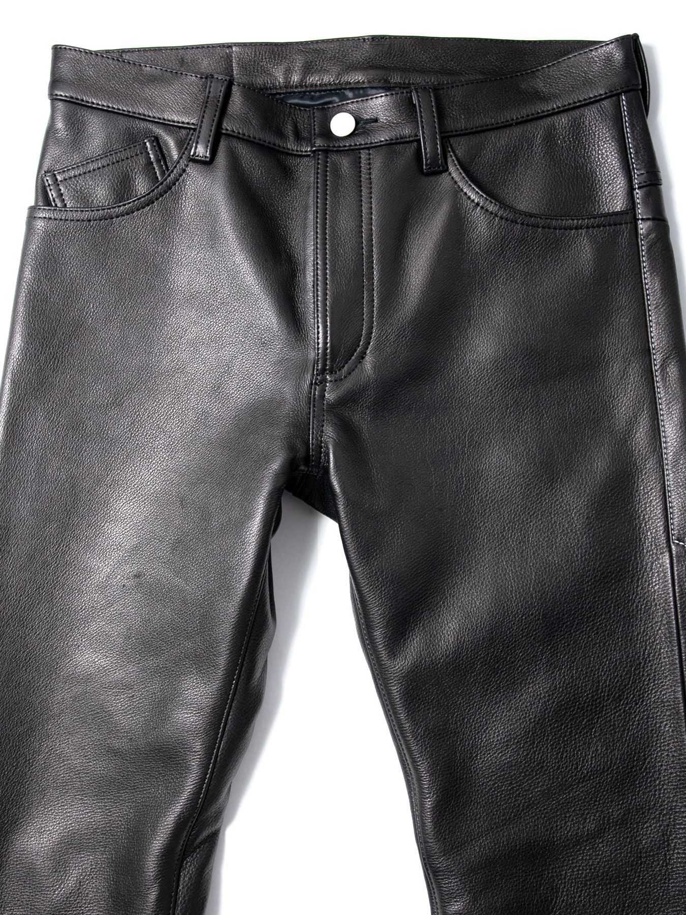 Japanese Washable Cow hide Five Pocket Pants / ジャパン ウォッシャブル カウハイド 5ポケットパンツ / LAD GEAR