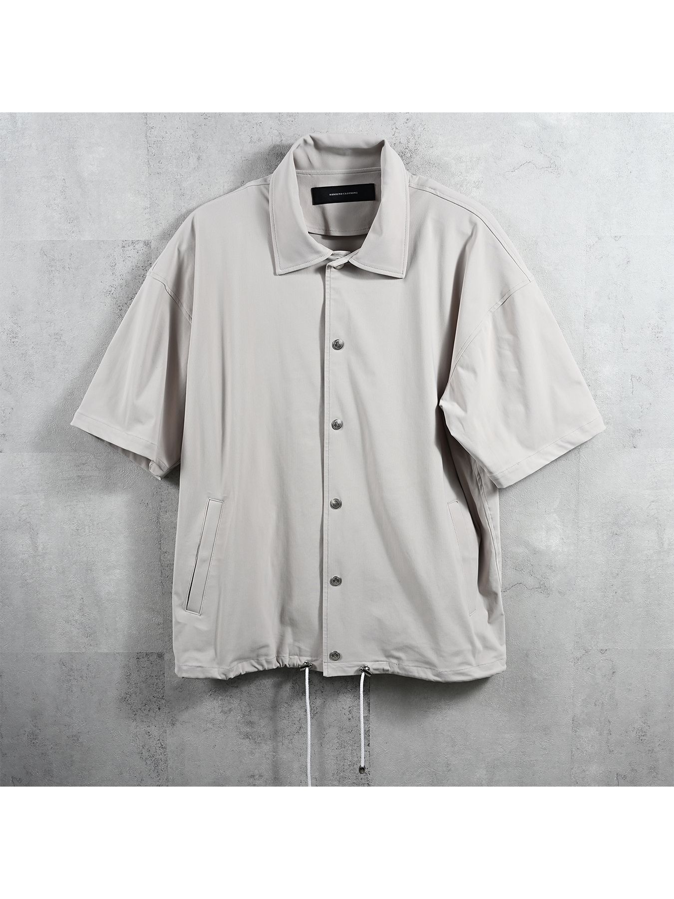 【予約品 】NYLON HALF COACH JACKET / グレージュ