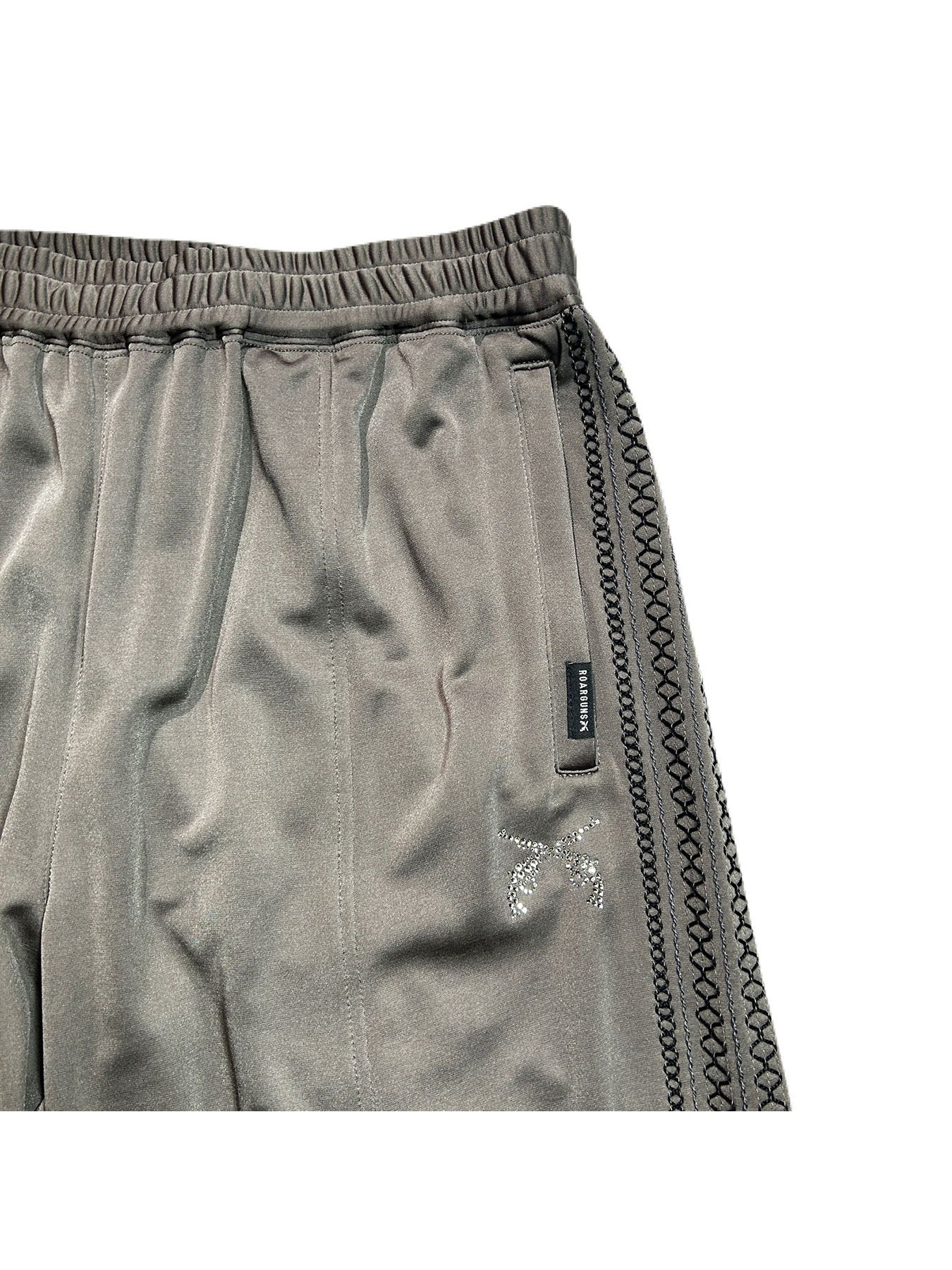 【予約品 8月10日(日) 締切 】SATIN LINE PANTS CRY / サテン ラインパンツ / クリスタル グレー