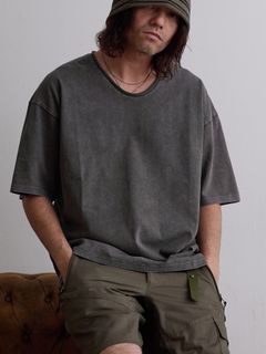 CREWNOT TEE crock / Tシャツ / ダークブラウン
