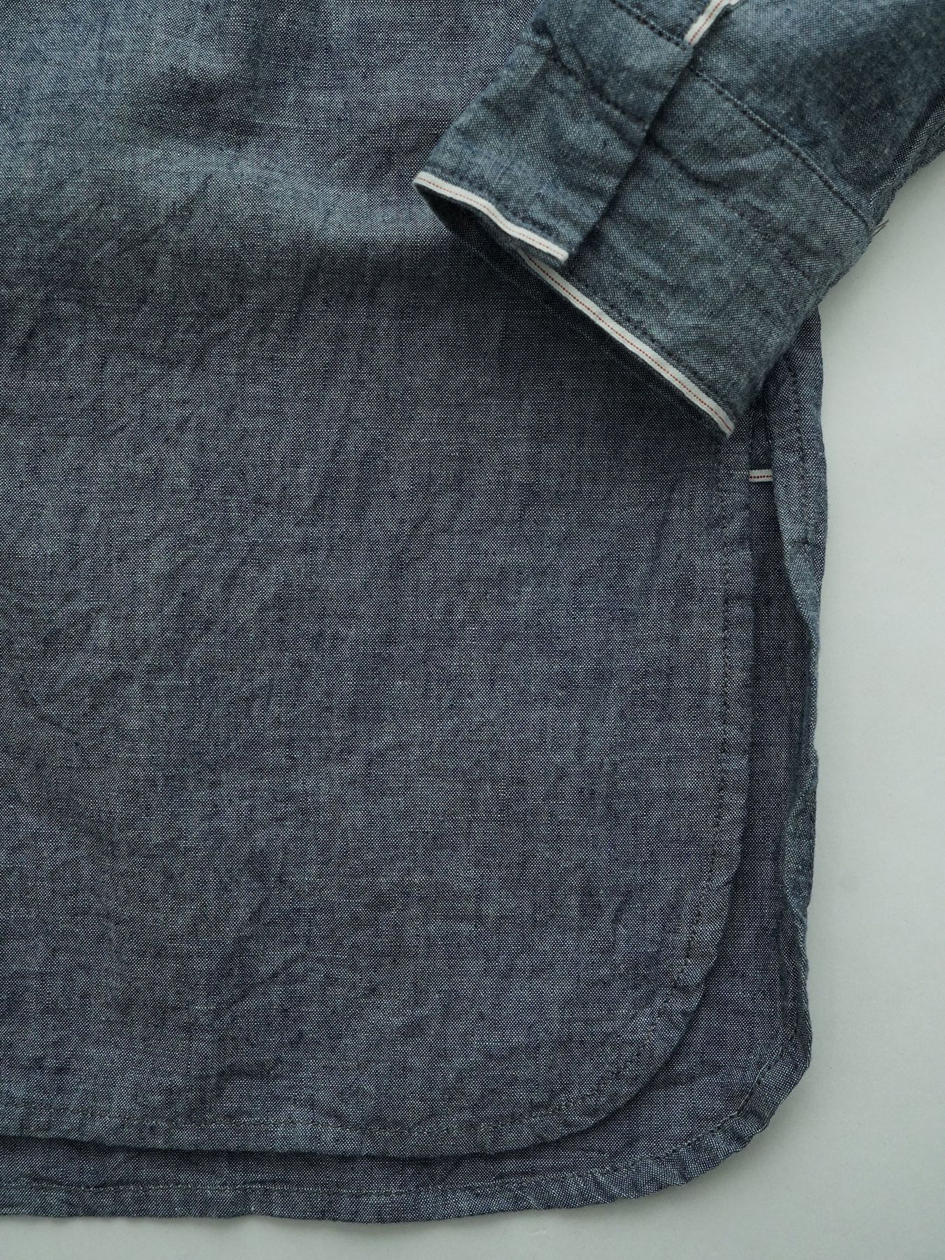【予約品 11月23日(日) 締切】AKAMIMISHIRTS / オフィサーシャツ / INDIGO/NANY