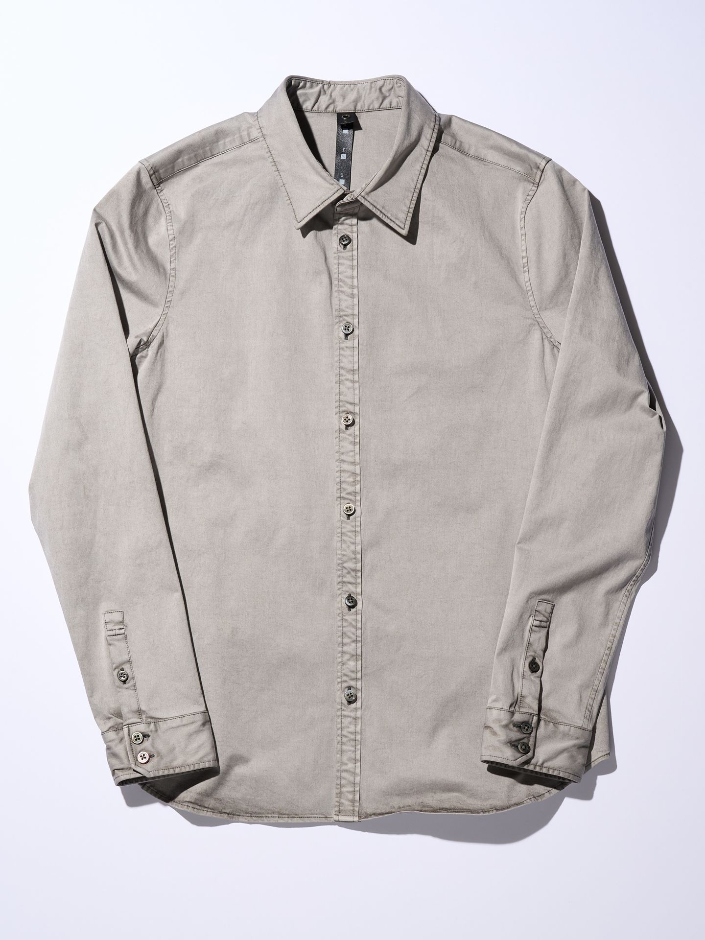 shirt standard(garment dye) / シャツ / ライトグレー