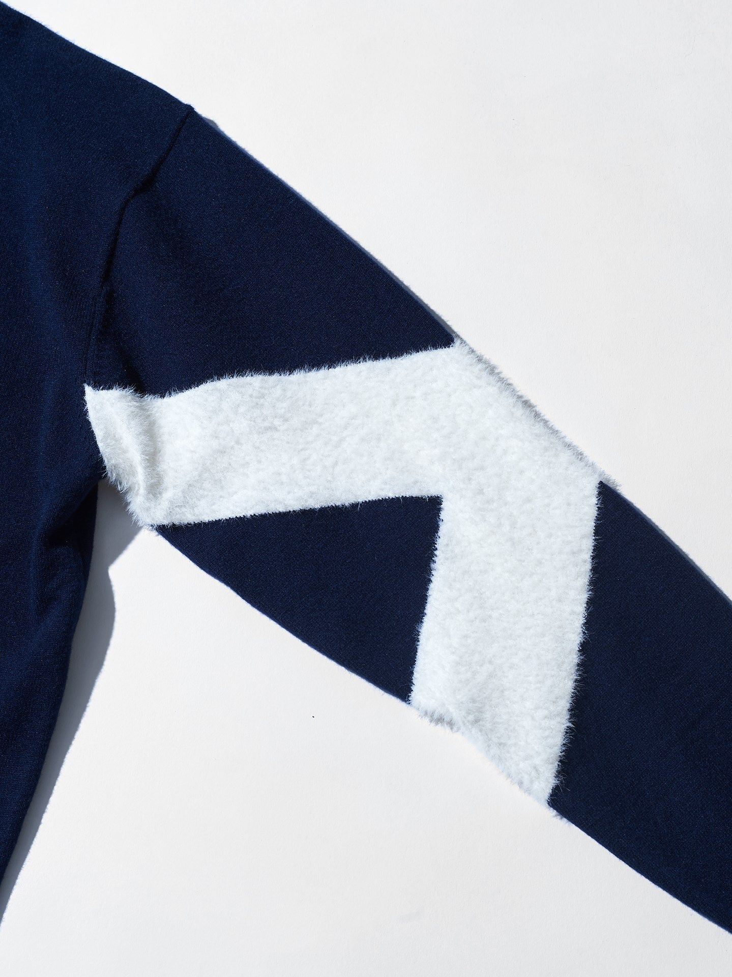muta Arm Line Knit / コラボニット / ネイビー 【Acanthus×muta MARINE】