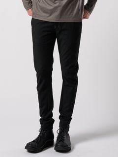 【予約品 4月19日(日) 18時締切】3D banana slim pants / 3Dバナナ スリムパンツ / ブラック