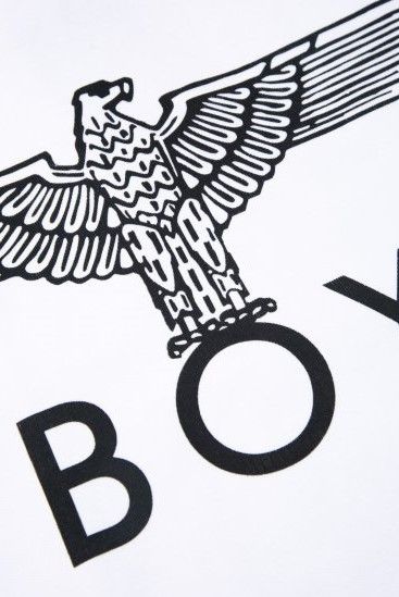 【JAPAN LIMITED】 EAGLE BOY CREWNECK SWEAT / WHITE 【BOY LONDON】