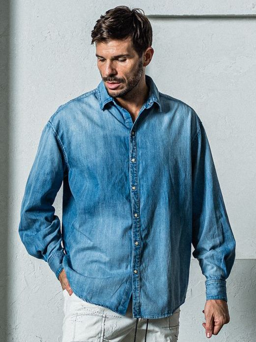 《予約11月17日19時締め》 denim jack shirts / デニムシャツ / インディゴused