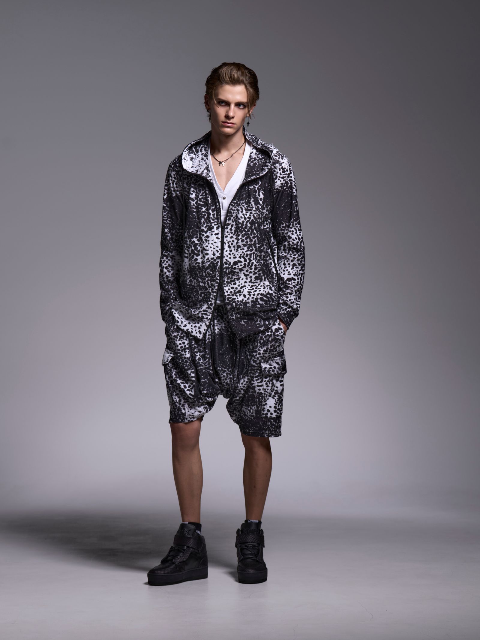 【予約品 1月4日(日) 締切】Sarrouel Shorts / サルエルショーツ / ブラック&グレー