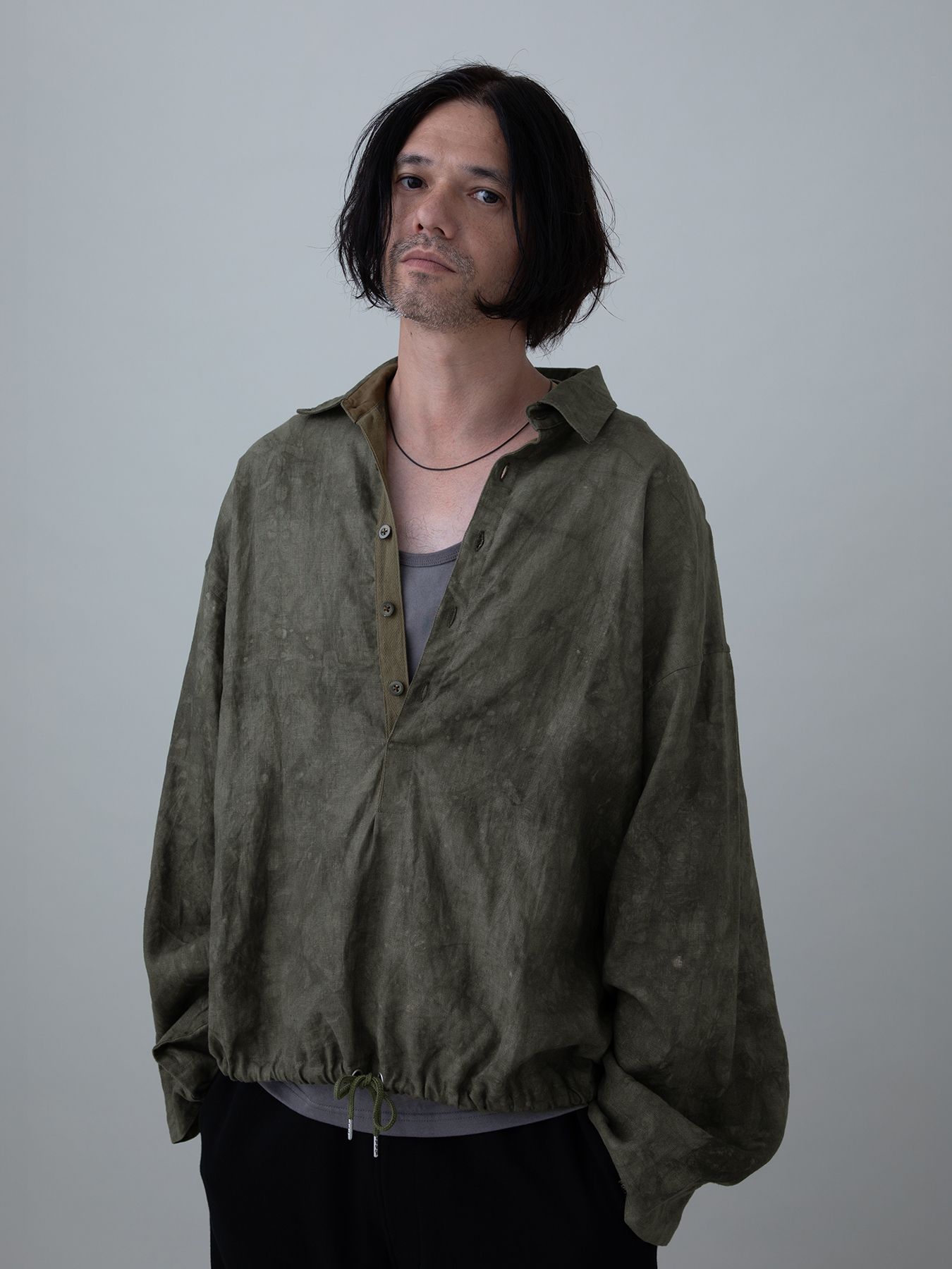 【予約品 11月23日(日) 締切】BALLOONHEM / プルオーバーシャツ / OD