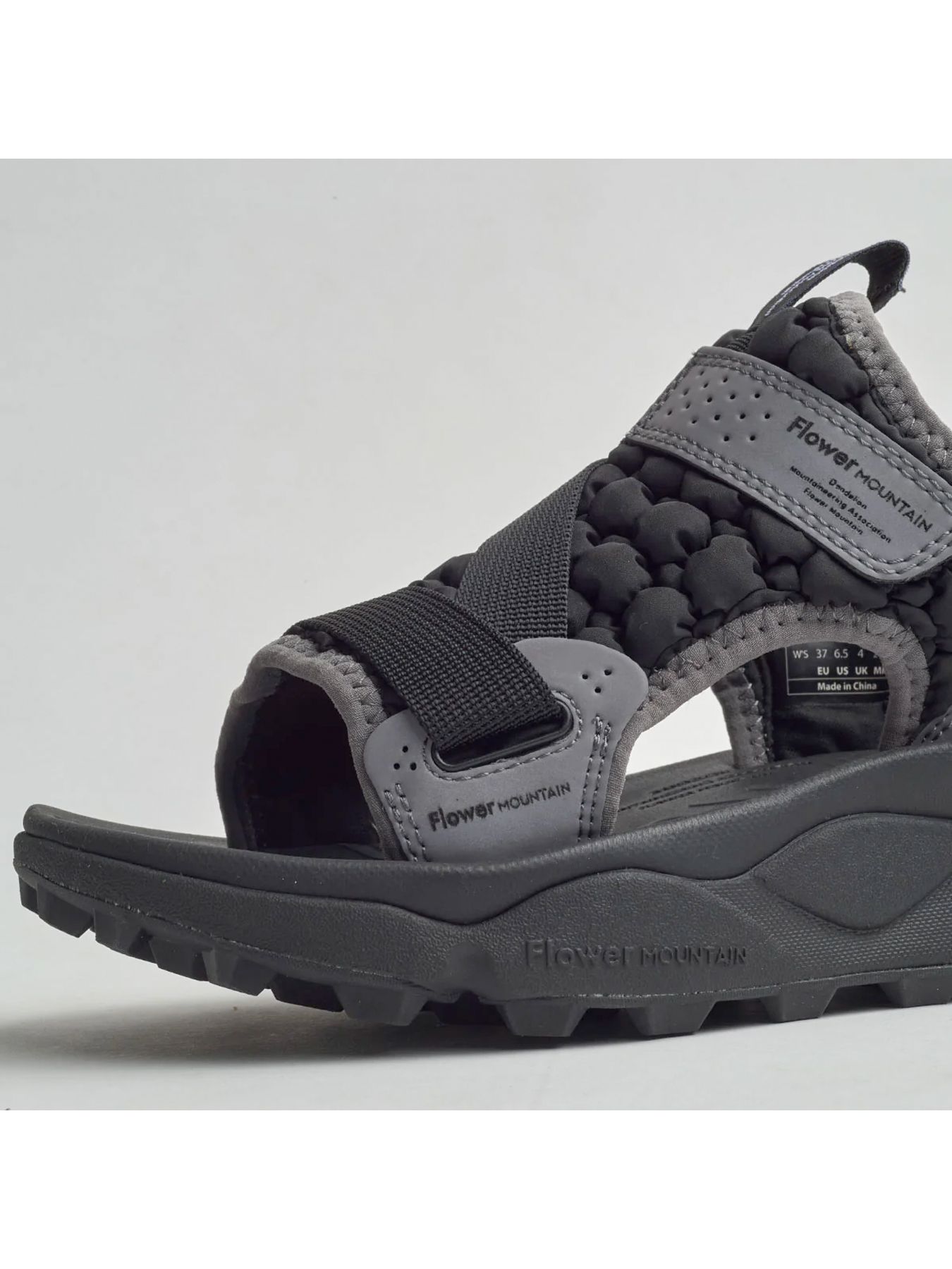 NAZCA / サンダル / Cloudy black【Flower MOUNTAIN】