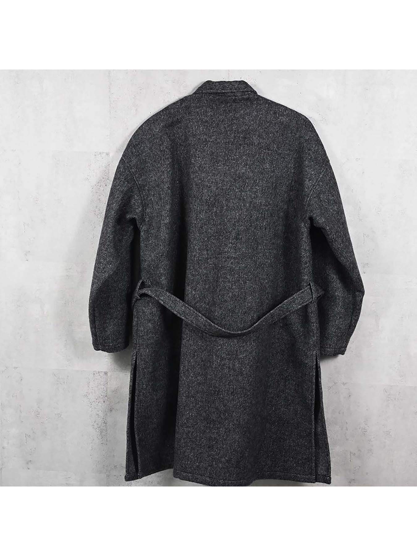 【予約品 】GOWN OVER COAT / ガウンオーバーコート / グレー