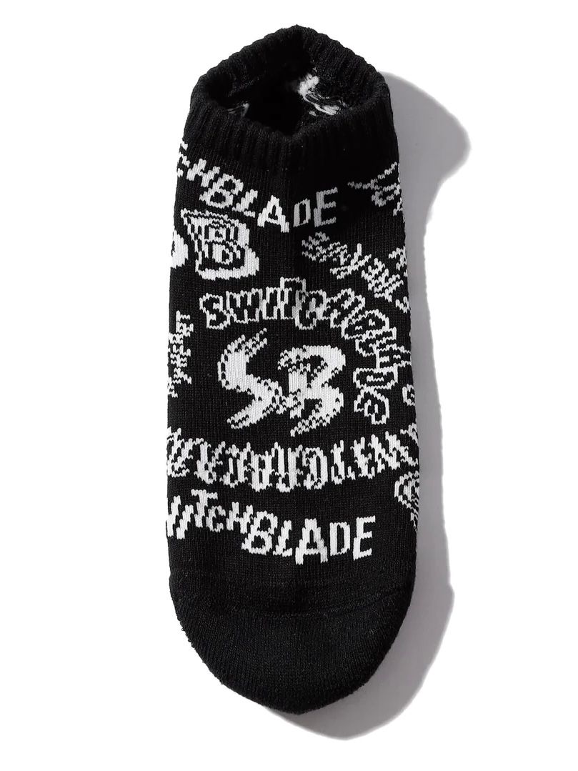 SB GRAFFITI ANKLE SOCKS / アンクルソックスブラック 【SWITCH BLADE】