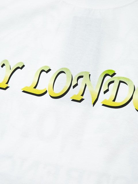 RHINESTONE WING TEE WHITE / Tシャツ / ホワイト 【BOY LONDON】