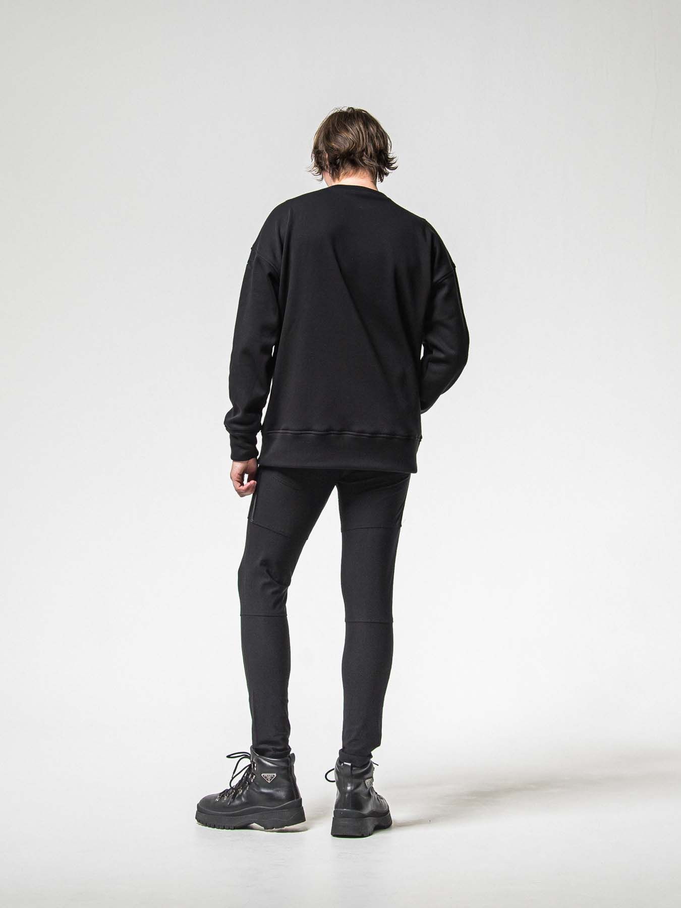 【予約品 8月31日(日) 締切】FRIDAY OLD COVER VEROURS FLEECE TRAINER / FRIDAYコラボ オールドカバー ベロアフリース トレーナー / ブラック