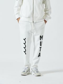 (予約品) muta Narrow Sweatpant / スウェットパンツ/ ホワイト 【Acanthus×muta】 10月上旬頃入荷予定
