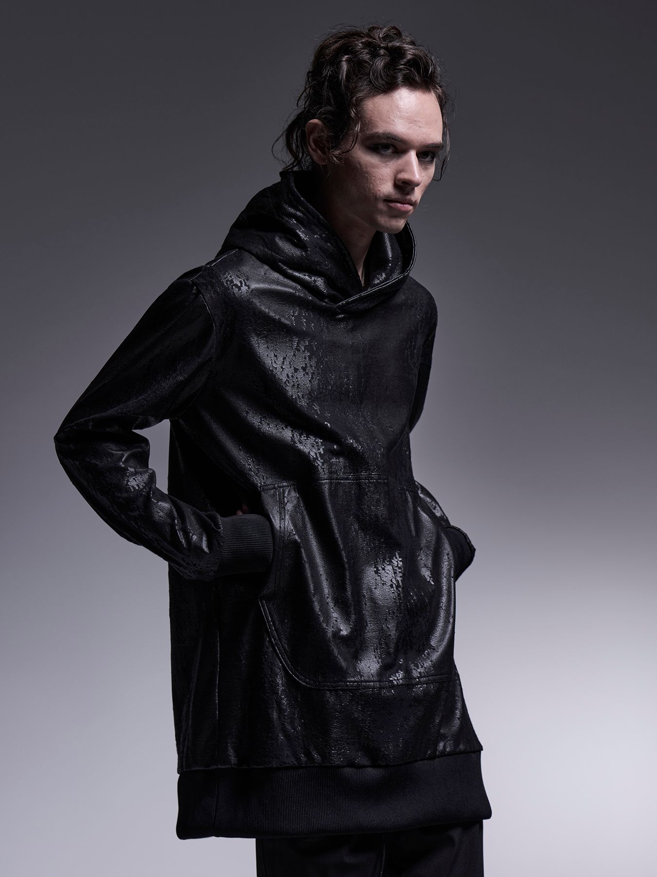 【予約品 7月13日(日) 締切】Loose Hoodie / ルーズフーディー / ブラック
