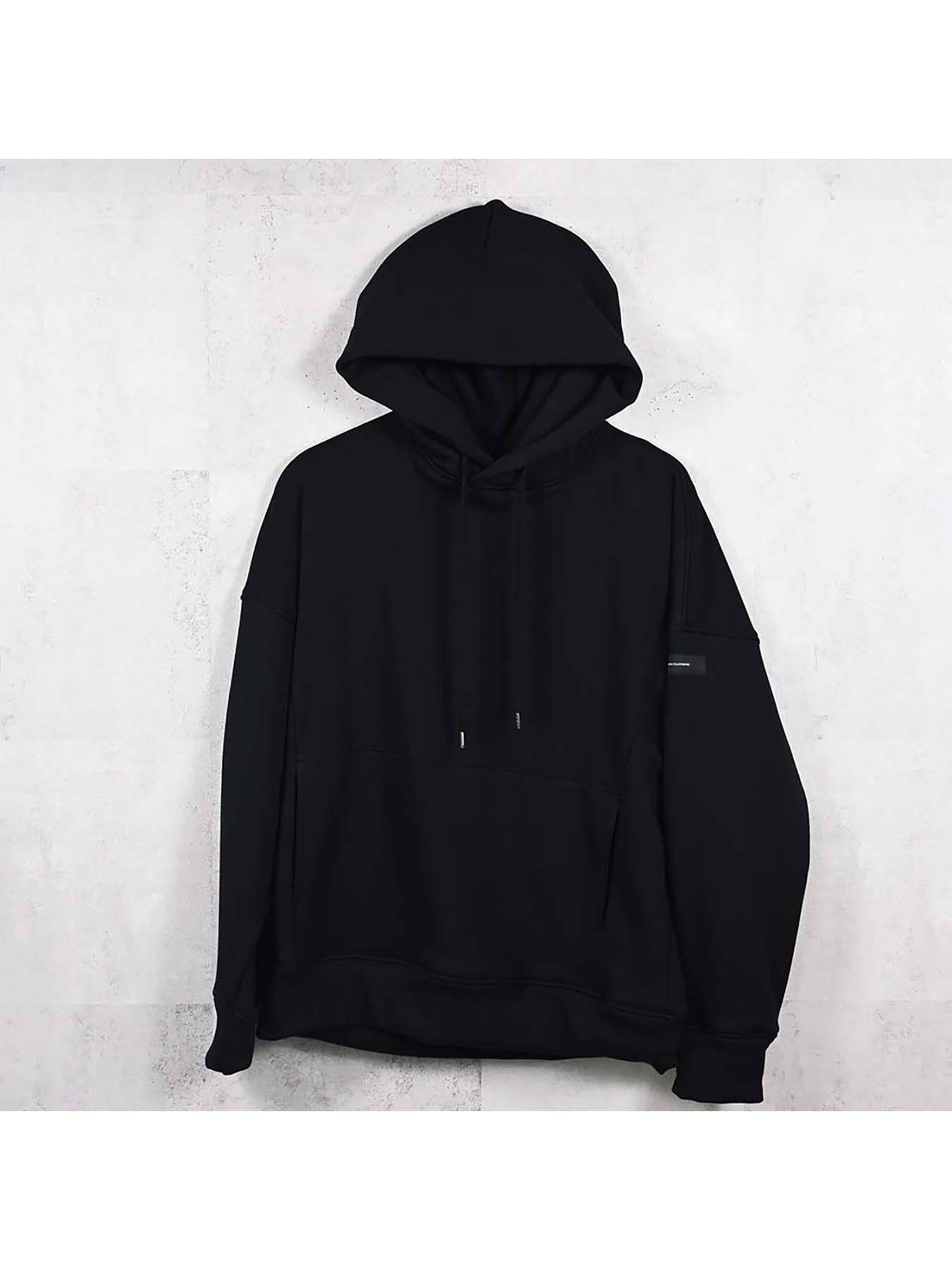 【予約品 8月31日(日) 締切】FRIDAY OLD COVER VEROURS FLEECE HOODIE / FRIDAYコラボ オールドカバー ベロアフリース フーディ / ブラック