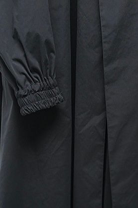 《予約品》 StandCollarDrapeCoatコート / ブラック 【kiryuyrik】 2023年3月以降入荷予定