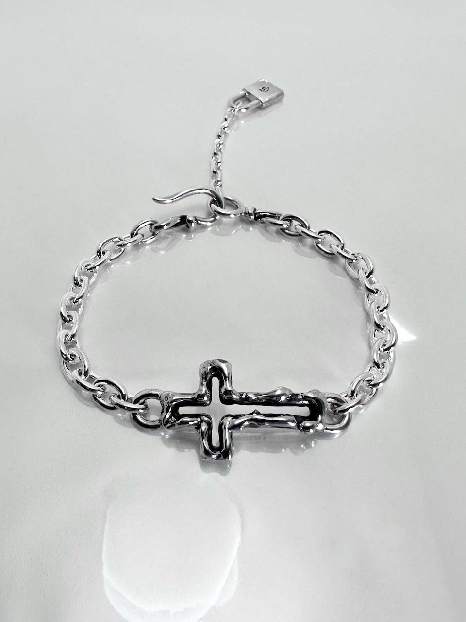 GODSIZE ゴッドサイズ】OPEN CROSS CHAIN BRACELET-S/GS739CB オープン