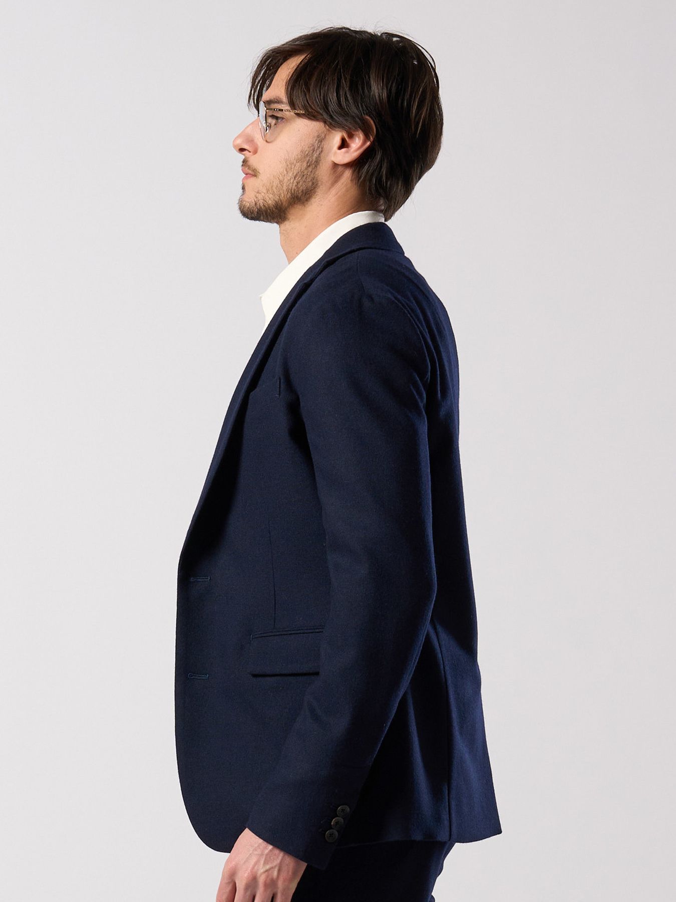 【予約品 4月19日(日) 18時締切】comfort tailored jacket / コンフォート テーラードジャケット / ネイビー