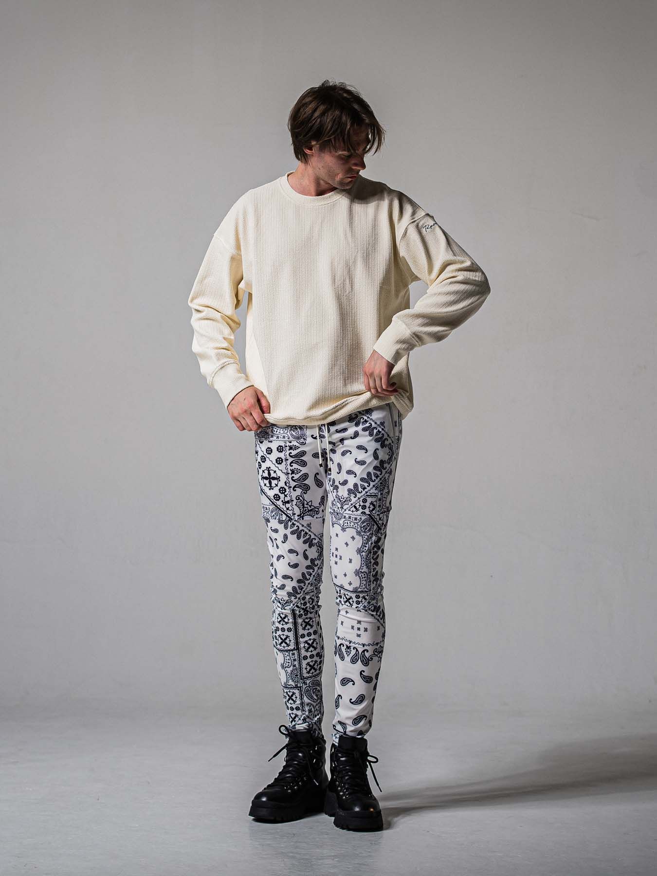 【予約品 11月16日(日) 締切】JOHNSON LINE PANTS / ジョンソンラインパンツ / バンダナホワイト