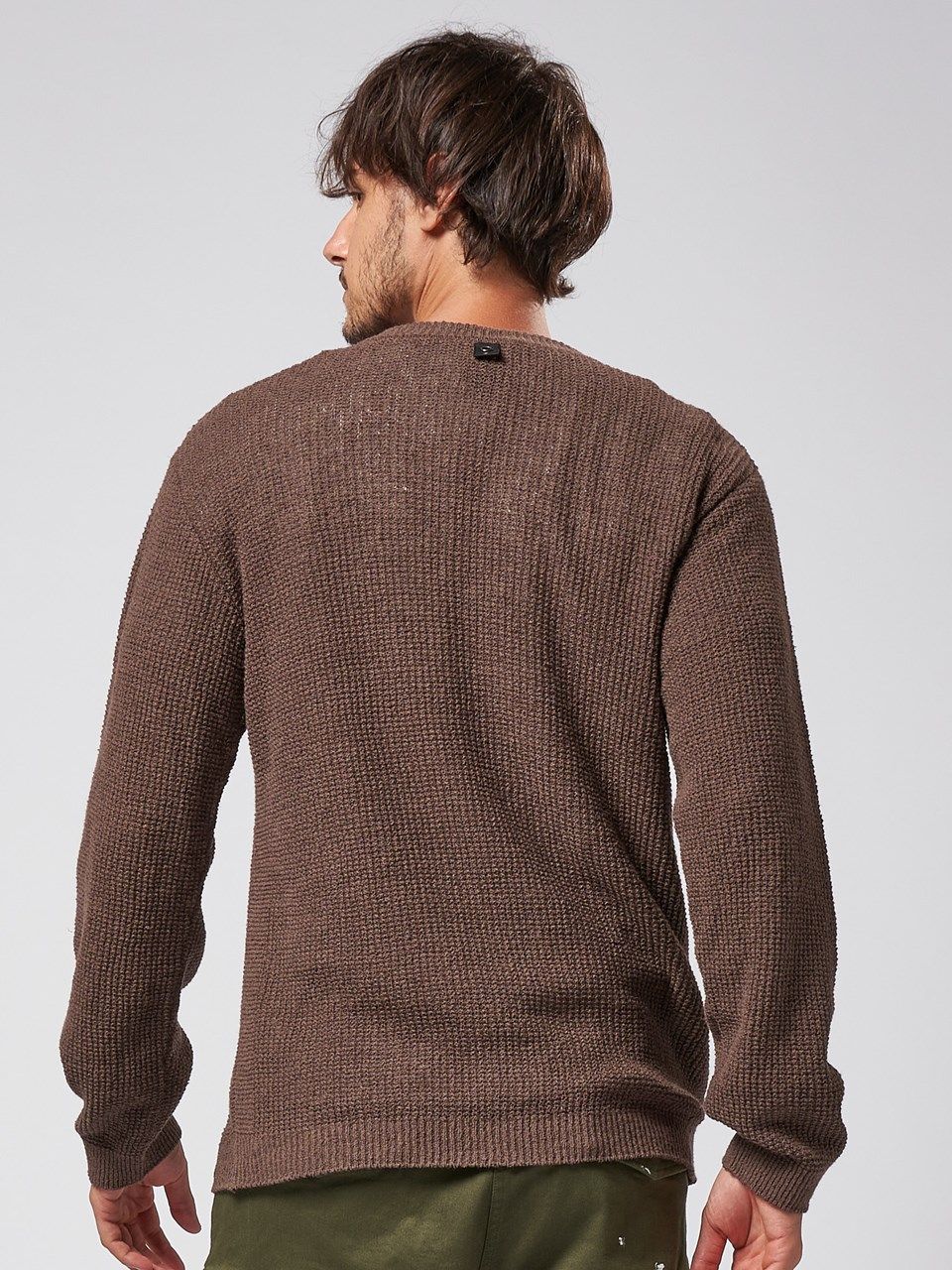 《予約品》 boucle summer knit  / サマーニット / ブラウン