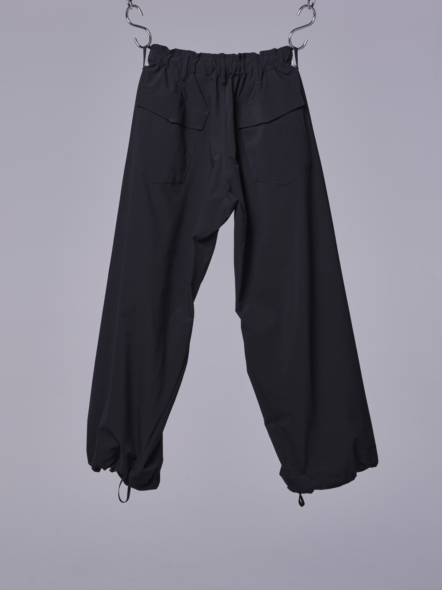 《予約品11月4日 》 LineLoosePants / ルーズパンツ / ブラック×ラインホワイト
