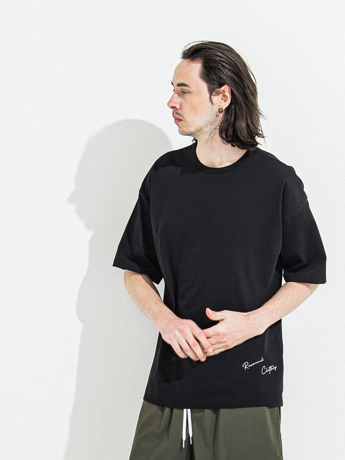 【予約品 】YOAKE PHOTO OVER TEE /  フォトオーバーサイズTシャツ / ブラック