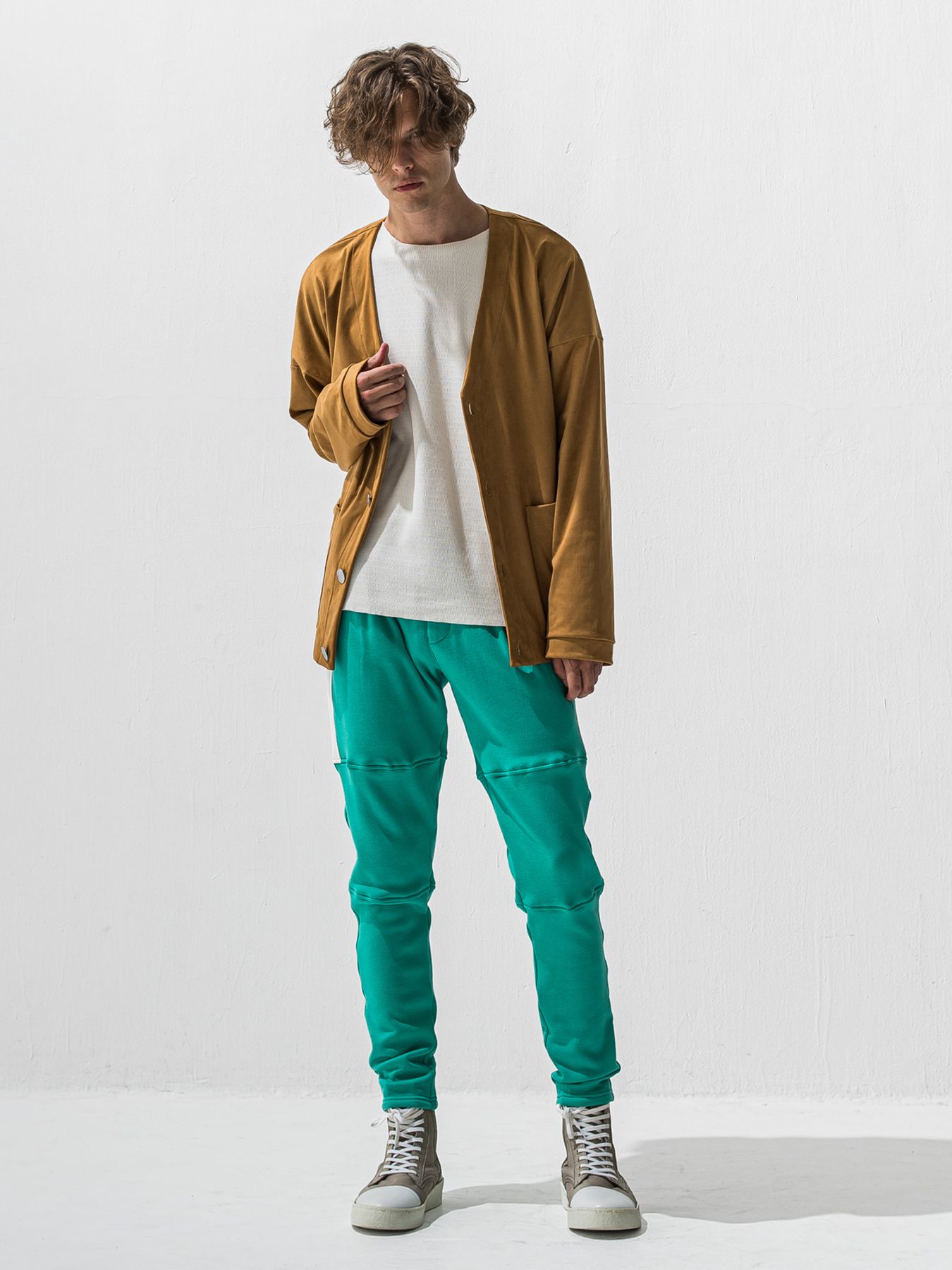【予約品 9月6日(日) 締切】SUEDE CARDIGAN / スウェードカーディガン / ベージュ