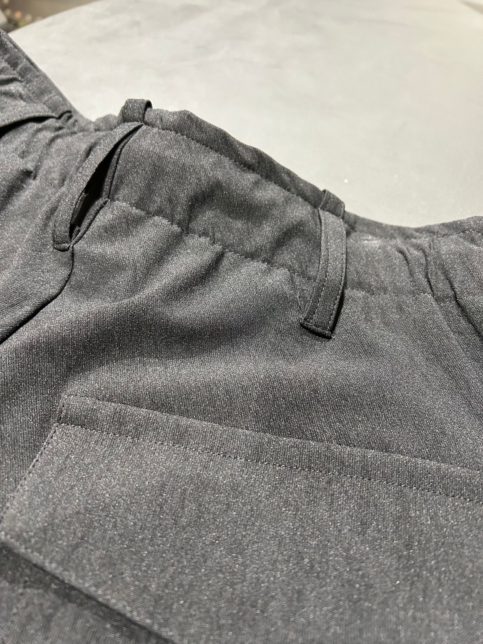 Kiryuyrik/キリュウキリュウ ハイテンションジャージサルエルカーゴパンツ kiryuyrik - Black & White Check Sharring Wide Tuck Cargo