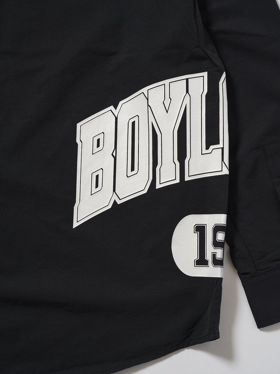 BOY LONDON - BOY LONDON SIDE LOGO Nylon Shirt / シャツ / ブラック