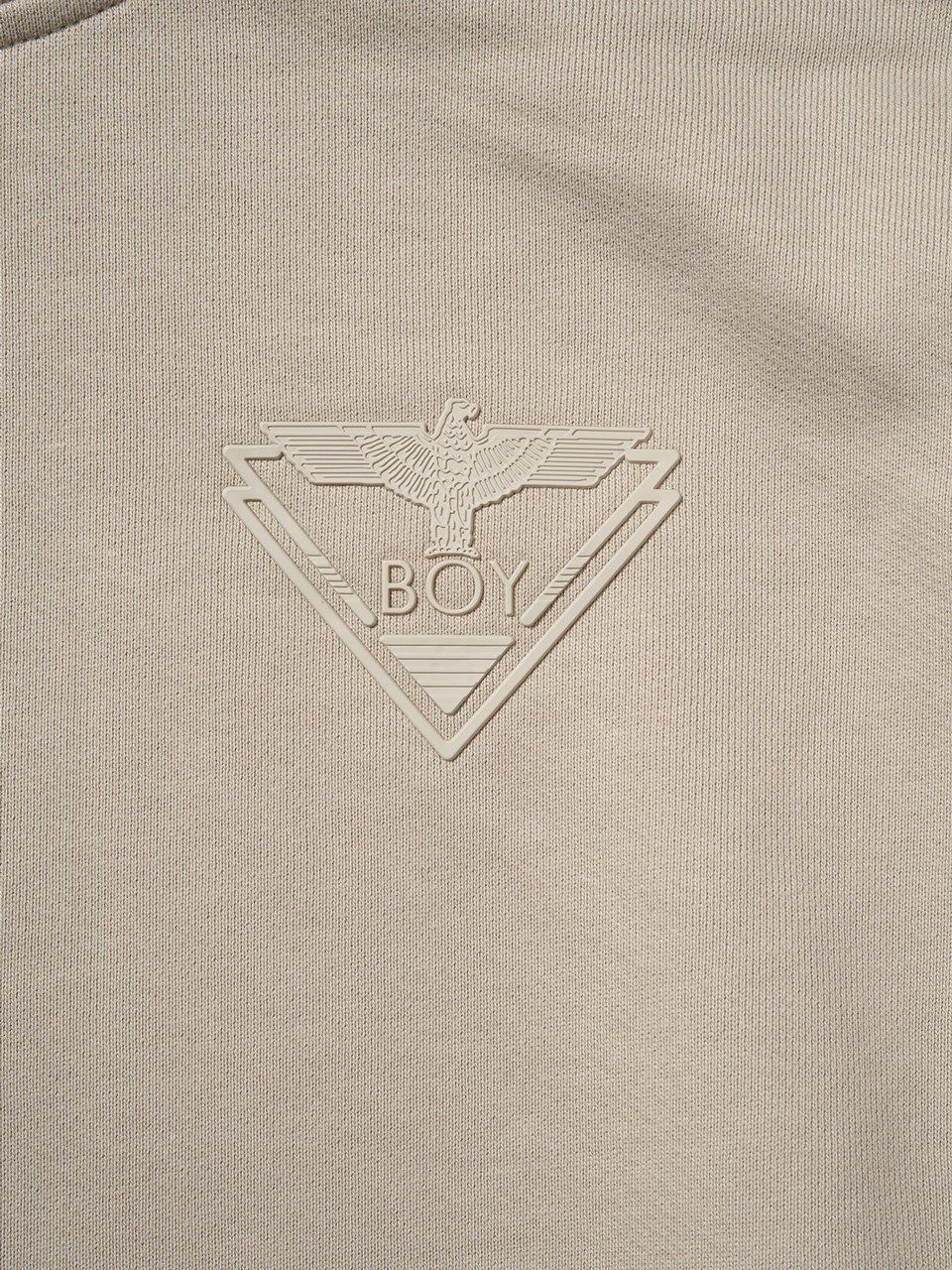 BOY LOGO Patch Hoodie Parka / パーカー / ベージュ